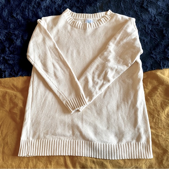 Mint - Get Involved White Chenille Sweater - size Small - Picture 3 of 8